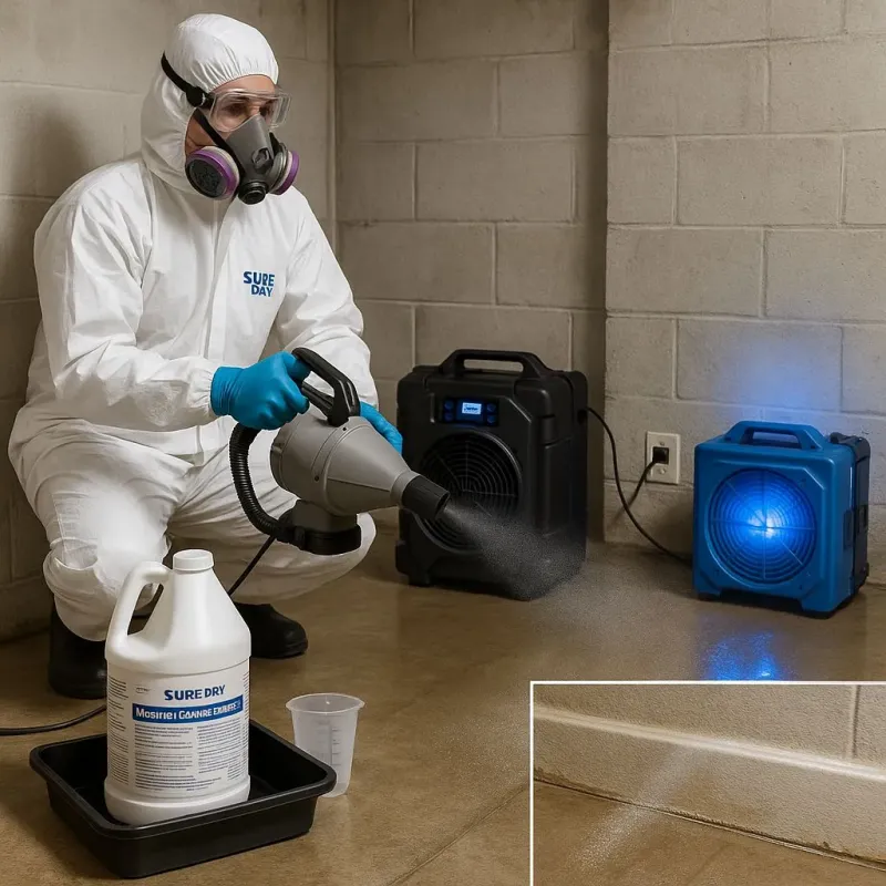 Sanitization and Odor Removal process in Gates County, NC