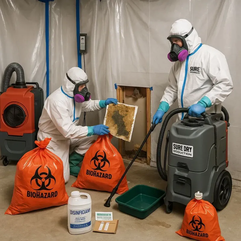 Contaminated Water Handling Protocols process in Gates County, NC