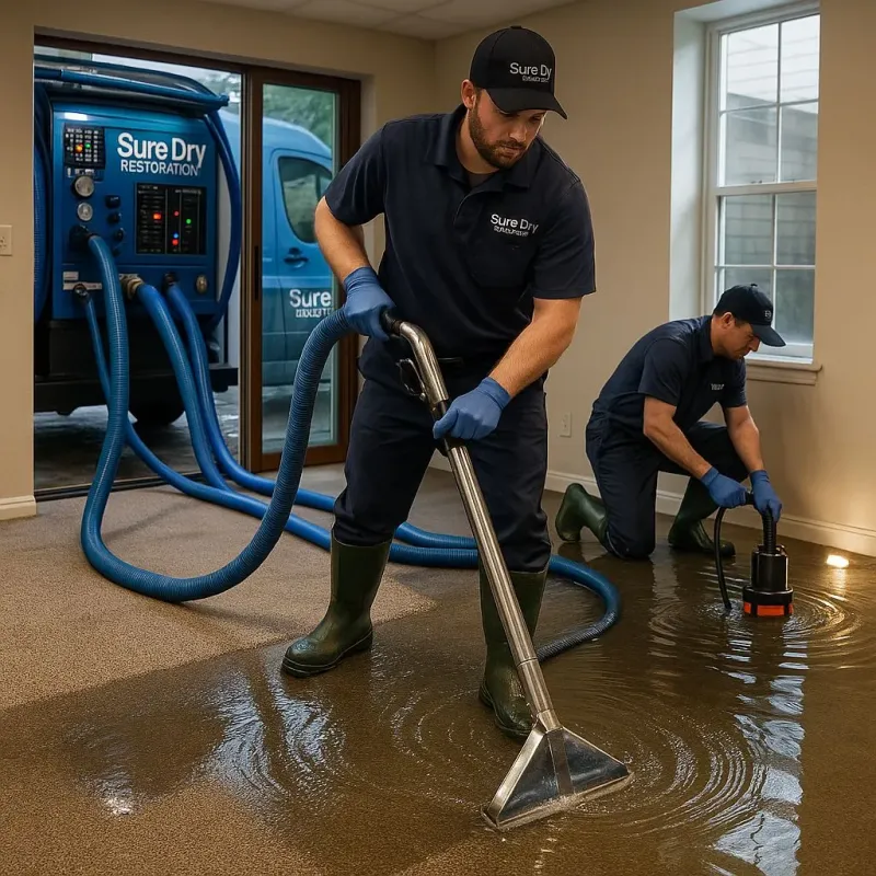 Water Extraction and Removal process in Gates County, NC